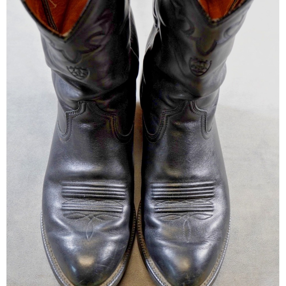 Ariat Mens Sz 11D Heritage Sedona 34601 Western Leather Black Cowboy Boots - Picture 3 of 8